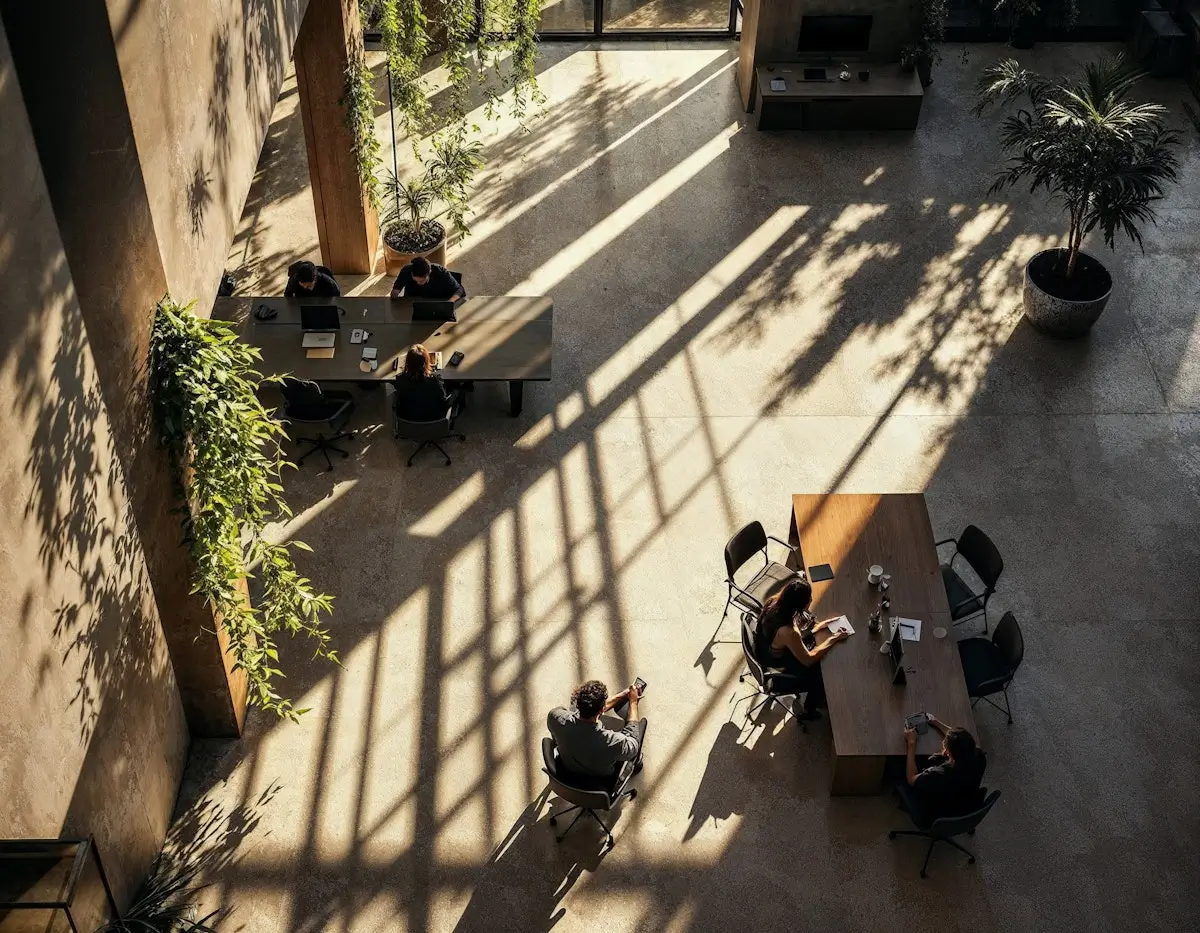 Modern collaborative workspace